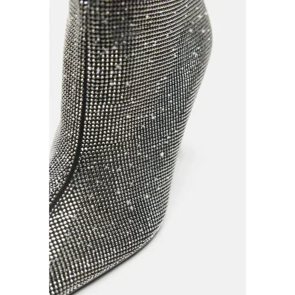 Zara Heeled Sparkly Boot